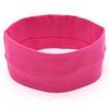 Amazon Europeo y Americano Color Sólido Yoga Banda para el Cabello Diadema para Mujer Borde Ancho Elástico Algodón Deporte Anti-Transpirante Banda para el Cabello Accesorios para el Cabello