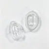 Huevos de Pascua pintados transfronterizos, cáscaras de huevo de PP de plástico transparente con apertura y cierre, bolas decorativas colgantes hechas a mano para DIY, almacenamiento de huevos de belleza