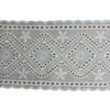 Renda Bordada de Algodão Off-White com 10cm de Largura Renda de Laço de Renda Bordada à Mão DIY Acessórios para Roupas Acessórios de Cabelo Acessórios de Renda em Laço