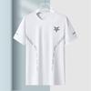 Camiseta de manga curta para homens verão solto plus size camiseta masculina casual all-match coreano moda roupas camiseta masculina