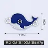 Pode ser Misturado e Vendido em Lotes, Série Oceano DIY Pingente Duplo Pendurado Gota de Óleo de Baleia Acessórios Decorativos, Venda Direta Atacado de Fábrica