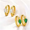 Brincos de Zircônia em Forma de Gota para Mulheres, Luxo Leve, Brincos de Alta Qualidade, Brincos Elegantes, Brincos Versáteis, Brincos de Zircônia com Garras