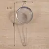 Suministro Directo de Fábrica Colador de Aceite de Acero Inoxidable, Tamiz de Aceite de Patrón Recto, Colador Grande, Tamiz de Harina, Herramienta de Horneado, Colador de Malla al por Mayor
