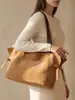 Personalización Bolsita de la suerte de Año Nuevo Bolso de un solo hombro Cuero genuino Para ir a la ciudad Bolso tote simple Navidad Bolso de mano de gran capacidad