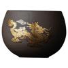 Arcilla Morada Descoloración Taza Maestra Dragón y Fénix Auspicioso Taza de Té de Arcilla Morada Taza de Té Taza de Té Kung Fu Tazón de Té Taza de Té Regalo Personalización