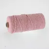 3 Cuerdas de Algodón Coloridas Hechas a Mano, Cuerdas de Algodón, Cuerdas Trenzadas, Cuerdas para Tapicería, Paquetes de Material de Cuerda Decorativa Atados y Envueltos, Fuertes