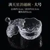 Cuenco Desmagnetizador de Cristal, Piedra Desmagnetizadora, Patrón Cielo Estrellado, Cuenco Purificador de Cristal tipo Yurta, Cuenco de Vidrio Desmagnetizador de Joyería