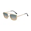 Nuevas Gafas de Sol Cuadradas de Moda Europeas y Americanas para Hombres Uv400 Estilo Punk Retro Varillas de Primavera Gafas de Sol con Protección Solar Transfronterizas