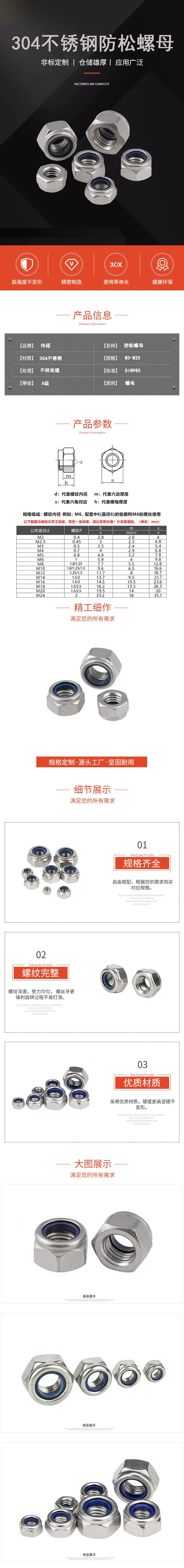 锁紧螺母详情页