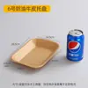 Caja desechable de papel kraft con forma de barco para snacks comerciales, papas fritas, brochetas fritas, barbacoa, charola abierta, caja de empaque para pollo frito