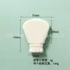 Cabeça de escova de máscara redonda única de silicone, fácil de limpar, silicone macio de grau alimentício para aplicar máscaras de lama