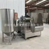 Máquina freidora suministro de pasteles fritos forma de acero inoxidable descarga automática máquina freidora de núcleo envuelto máquina freidora de tofu de pescado
