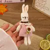 Broche de Tecido Estilo Floresta, Cachecol Fofo, Acessórios de Urso, Pingente de Bolsa, Presente de Boneca Pequena, Presente de Decoração para Barraca de Rua