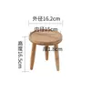 Base de maceta de cerámica, Soporte para flores, Soporte elevado, Acuario, Soporte para jarra de vino, Adorno de piedra creativo, Soporte para cuencos de perro y gato, Mini