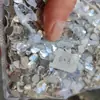 Atacado do Fabricante Joias de Diamante para Nail Art K9 Diamantes Grandes Acessórios para Unhas Joias DIY Misturadas Prata Branco Fundo Plano Joias Adesivos de Diamante