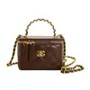 Bolso acolchado con cadena estilo coreano inspirado en Chanel para mujer, nuevo bolso de hombro y cruzado de moda de nicho para desplazamientos diarios para niños