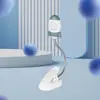 Serie Spaceman Creativa Mini Lámpara de Mesa Pequeña Luz Cálida con Clip Dormitorio Protección Ocular Lámpara de Aprendizaje Lectura Luz de Noche de Cabecera