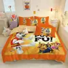 Patrulla Canina Set de Cuatro Piezas de Terciopelo de Cristal Dibujos Animados Estudiante Niño Dormitorio Habitación Tres Piezas Funda de Edredón Gruesa de Invierno