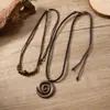 Colar de Couro Feminino Estilo Boho para Praia Simples Moda Festa Viagem Ladies Férias Versátil Presente