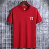 Camiseta de manga curta com gola redonda masculina verão nova casual coreana moda solta algodão meia manga camiseta top para estudantes