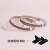 Zapatillas de tacón alto con diamantes brillantes, sandalias para evitar que los zapatos se caigan del pie, cordones de diamante brillante, cordones elásticos fijos para evitar el talón