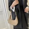 Bolso sencillo de estilo occidental, nuevo bolso de invierno 2023, bolso de hombro informal de estilo coreano para mujer, bolso de media luna de moda retro