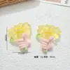 Lindo Dibujo Animado Flor Animal Pegamento Cremoso DIY Accesorios para el Cabello, Ligas para el Cabello, Hebillas para Zapatos, Colgantes para Tazas de Agua, Accesorios Decorativos de Resina