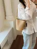 Bolso Cubo de Cuentas Colorido Estilo Bosque Estilo Ins para Mujer, Nuevo Bolso Tejido Versátil Casual con Diseño Único, Bolso Cruzado