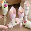 Sombra Companheira da Flor Dia dos Namorados Chinês Papel de Pétalas Rasgado à Mão em Relevo, Papel Decorativo, Papel em Relevo Tridimensional, Papel de Embrulho de Flores, Papel de Embrulho para Buquês