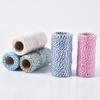 1mm -3mm Corda de Algodão Colorida Linha de Algodão Corda para Amarrar Corda para Embrulhar Corda Zongzi Corda Decorativa Artesanal DIY Corda Trançada