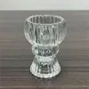 Suporte de vela de vidro estilo europeu decoração suave para casa floricultura de hotel mesa de jantar decoração de adereços para celebração de festival de casamento decorações