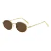Gafas de Sol Polarizadas Retro, Espejo de Príncipe a la Moda, Gafas de Sol Metálicas Anti-UV para Conducir, Venta al por Mayor Sentido de Alta Gama para Hombres y Mujeres