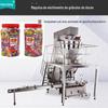 200g Máquina Automática de Enlatamento de Gomas de Fruta Equipamento de Enchimento de Feijão de Doce Arco-Íris Máquina de Enchimento de Grânulos de Doce Personalização