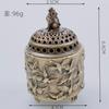 Suministro Directo de Fábrica Quemador de Incienso Metal Cobre Antiguo Mini Pequeño Quemador de Punta de Dedo con Algodón Ignífugo Zen Pequeño Quemador de Loto
