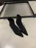 Botines de punta para mujer, nueva colección otoño/invierno 2025, botines de tacón de gatito, botines cortos, tacones altos, botines elegantes y que estilizan
