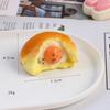 Material PU molhado macio de recuperação lenta simulação pão comida adereços amassar modelo de descompressão descompressão croissant pão torcido