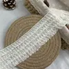 Renda 6,5CM renda de algodão elástica tricô acessórios de vestuário atacado ponto acessórios de renda de algodão vestuário