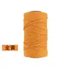 Cuerda de Algodón de Color de 3 mm para Manualidades Trenzado Hecho a Mano Hilo de Algodón Grueso Fino Suave Cuerda para Tapicería 10m/50m/100m No