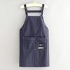 Delantal de Lona Antiincrustante Estilo K para Cocina Casera, Delantal de Cocina Transpirable y Resistente a las Manchas con Impresión de Logotipo para Catering y Trabajo