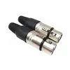 Venta directa etapa de equilibrio de cabezal Canon de 4 núcleos cabezal Canon (XLR) enchufe mezclador de audio de micrófono cabeza macho cabeza hembra