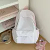 Nova Bolsa Simples de Ombro Duplo Grande Capacidade Estilo Coreano Mochila Pequena Fresca para Meninas Alta Aparência Mochila para Alunos do Ensino Fundamental e Médio