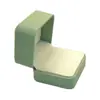 Caja de Traje Nueva de Verano con Textura de Cuero, Caja de Reloj con Anillo Giratorio para Collar, Caja de Exhibición de Almacenamiento Simple de Alta Gama