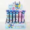 Bolígrafo de Colores Cartoon Stitch Creativo Lindo Bolígrafo Multicolor para Cuaderno Estudiante Multifuncional Bolígrafo Medio Base Aceite/Agua