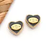 Acero Inoxidable Doble Cara Esmalte Gota de Aceite Ojo Cuentas Espaciadoras Cuentas Sueltas Cuentas Cuadradas Pulsera DIY Europea y Americana Accesorios de Joyería