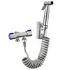 Pistola de Pulverización de Acero Inoxidable 304 Venta al por Mayor Juego de Pistola de Pulverización para Bidé e Inodoro Pistola de Agua Potenciadora Lavadora