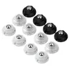 Set de 4 Ruedas Giratorias Adhesivas Universales para Cajas Organizadoras de Almacenamiento del Hogar, Base de Contenedor, Ruedas Universales de Bola Única