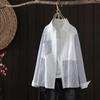 Camisa jacquard de estilo occidental a juego con solapa de un solo botón de manga larga para mujer Otoño 2020 Nueva top holgada adelgazante