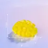 Simulación de paisaje en miniatura, bolsa sorpresa de frutas que brillan en la oscuridad, accesorios de decoración DIY con pegamento de crema temática de alimentos, figuras de resina para escritorio