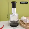 Gadget de Cozinha: Faca de Picar com Precisão, Aço Inoxidável 304, Amassador de Alho de Alta Tecnologia, Fabricante de Pasta de Alho, Picador de Alho