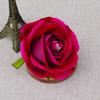 Atacado 10 cm simulação flanela rosa flor cabeça casamento carro árvore de Natal 520 floral bolo decoração DIY flores artificiais
